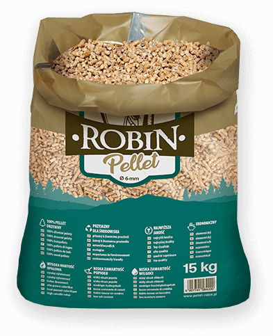 worek pelletu opałowego Robin do kupienia w Ujściu lub sklepie internetowym